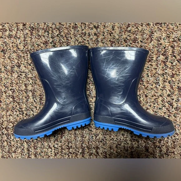 Infant/Toddler Blue Rain Boots Size 5-6, Unknown Brand - Picture 5 of 9